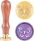 Butterfly Wax Seal Stamp Insect Sealing Wax Stamps Retro Wood Stamp Wax Seal 25mm Removable Brass Seal Wood Handle for Envelopes Invitations Wedding Embellishment Bottle Decoration